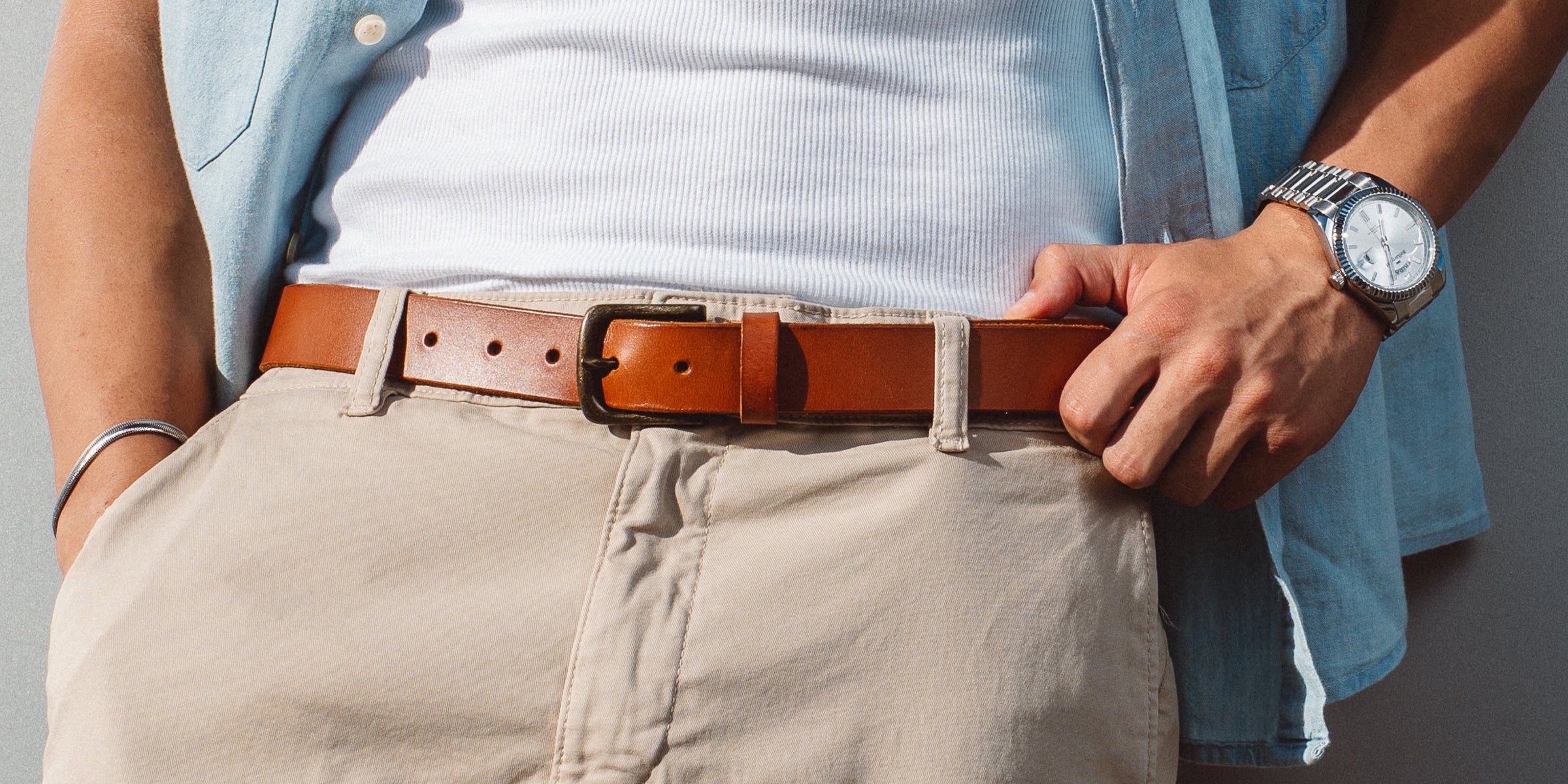 Leather Stretch Belts