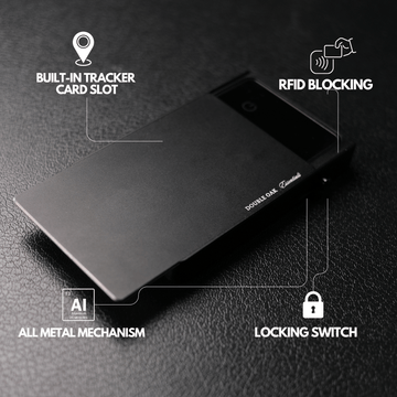 Black Edition TRAK (No Tracker Card) – Double Oak Essentials