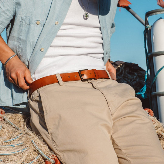 Leather Stretch Belt
