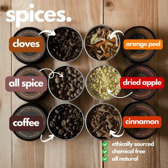 6 spices for whiskey infusion kit