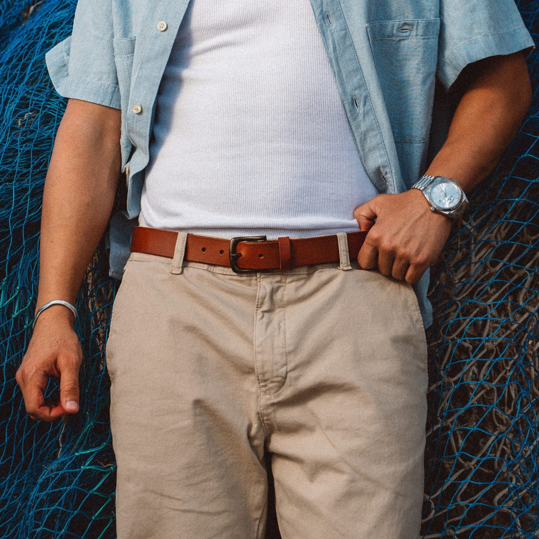 Leather Stretch Belt