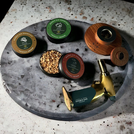 Lifestyle photograph of cocktail smoker kit