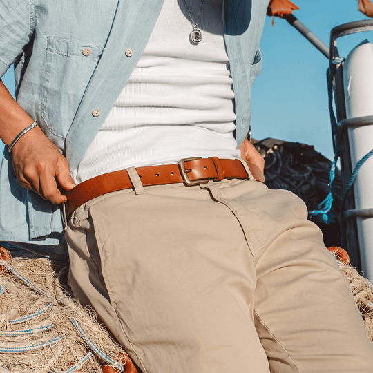 Leather Stretch Belt